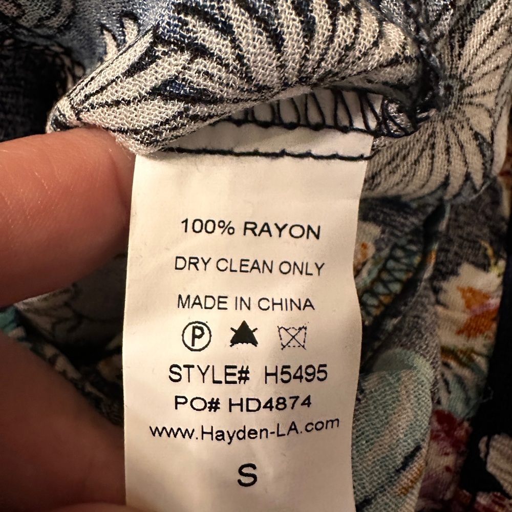Hayden LA Strapless Floral Jumpsuit - NWT - Size S - Picture 5 of 10
